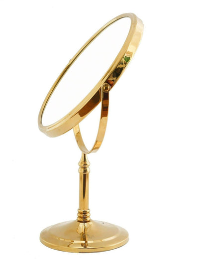 Dolphy 5X Magnifying Mirror Tabletop Gold - Sydney Home Centre