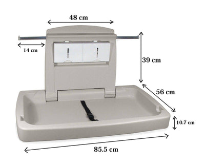 Dolphy Baby Change Station Plastic Grey - Sydney Home Centre