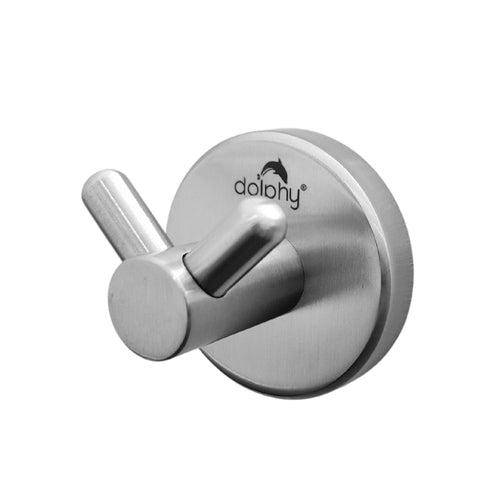 Dolphy Double Robe Hook Silver (DBRH0002) - Sydney Home Centre