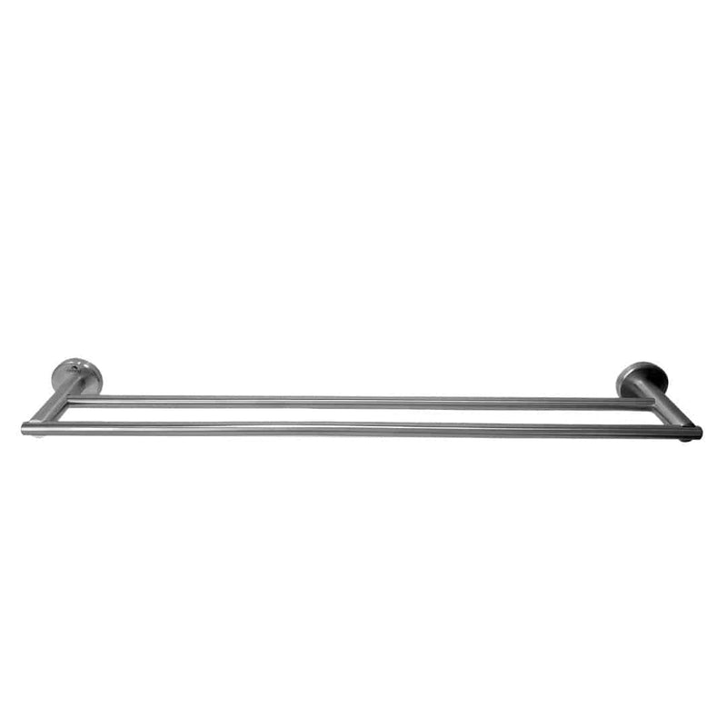 Dolphy Double Towel Rail Silver - Sydney Home Centre