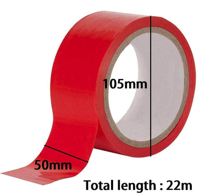 Dolphy Floor Marking Tape 50mm x 22m Red - Sydney Home Centre