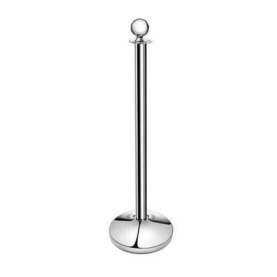 Dolphy Queue Barrier Post Silver - Sydney Home Centre