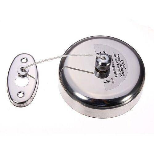 Dolphy Retractable Stainless Steel Round Clothesline Silver - Sydney Home Centre