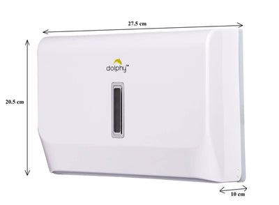 Dolphy Slimline Paper Towel Dispenser White (DPDR0012) - Sydney Home Centre