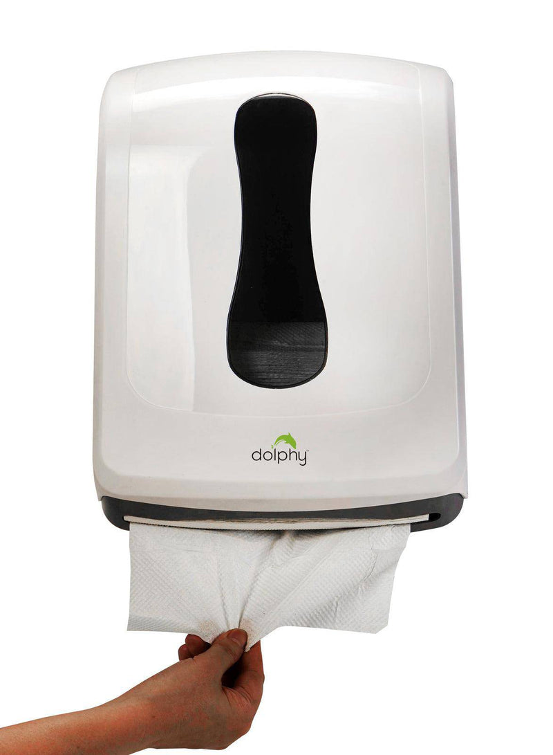 Dolphy Slimline Paper Towel Dispenser White - Sydney Home Centre