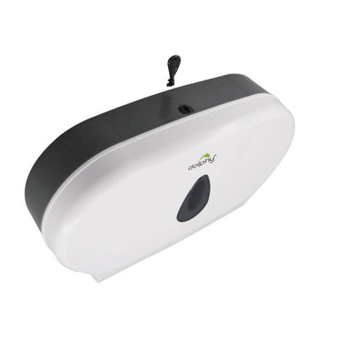 Dolphy Twin Jumbo Toilet Roll Dispenser White (DTPR0021) - Sydney Home Centre