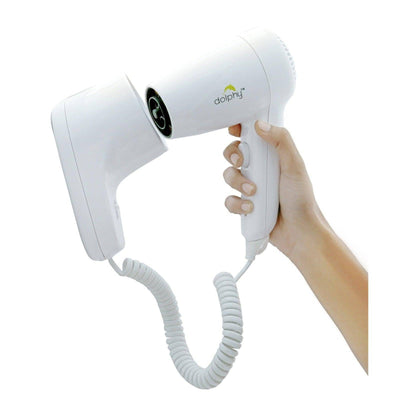 Dolphy Wall Mount Hair Dryer 1200W White (DPHD0002) - Sydney Home Centre