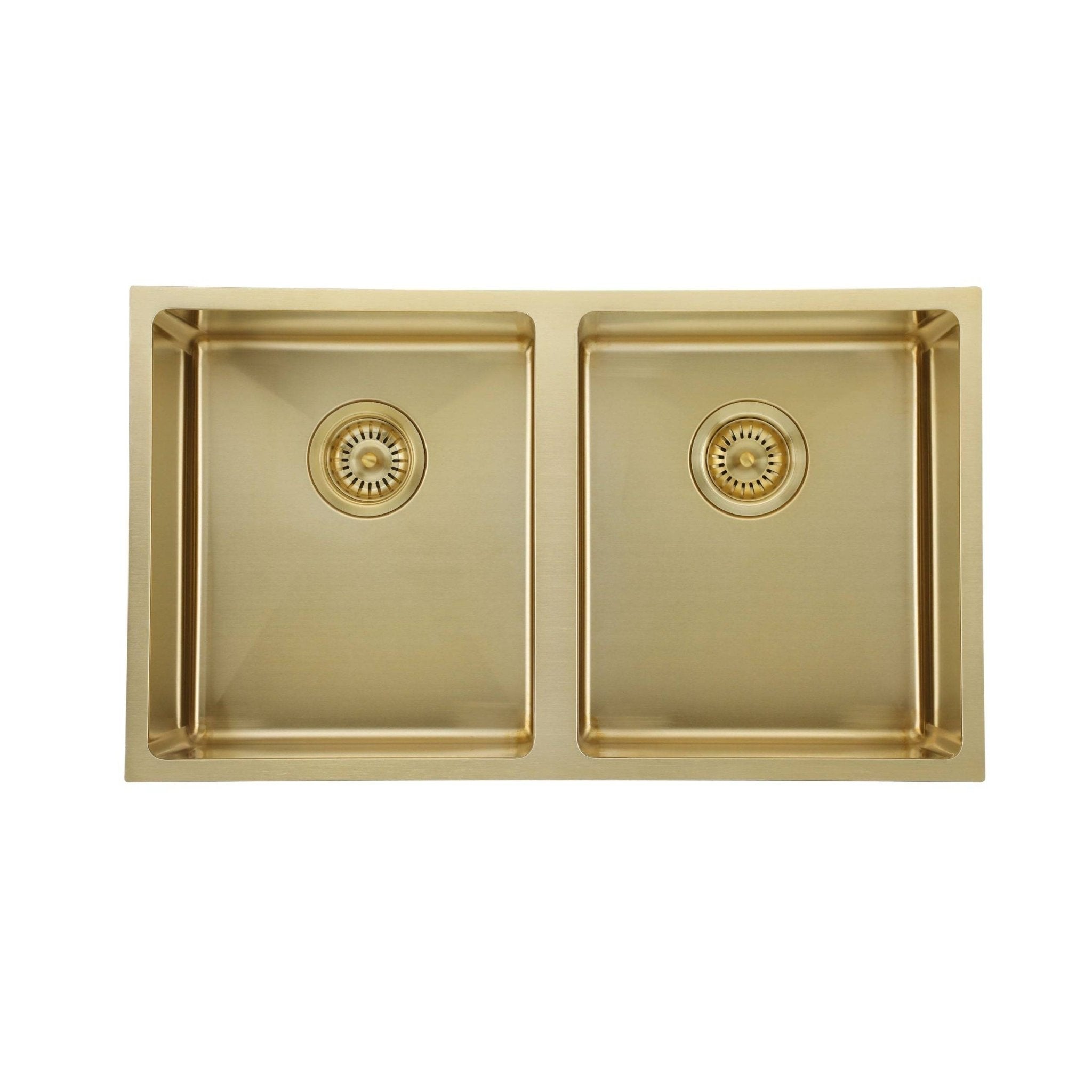 Double Bowl Sink Light Gold - Sydney Home Centre