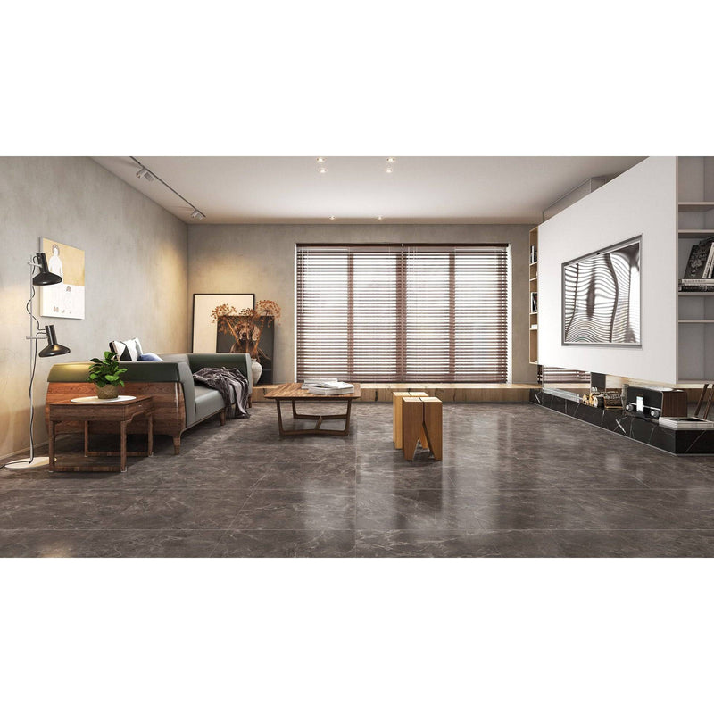 Elegance Dark Grey 600x600 Polished - Sydney Home Centre