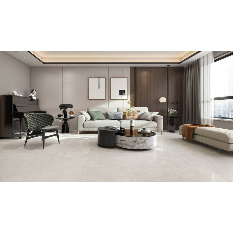 Elegance White 600x600 Polished - Sydney Home Centre