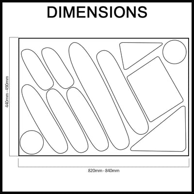 Elite 900mm Kitchen Drawer Organiser Grey - Sydney Home Centre