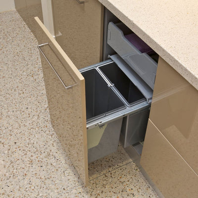 Elite Kitchen Pull - Out Drawer For 400mm Cabinet Grey - Sydney Home Centre