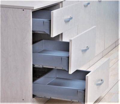 Elite Kitchen Pull - Out Drawer For 400mm Cabinet Grey - Sydney Home Centre