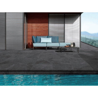 ENZO Coal 20mm Paver 600x600 External - Sydney Home Centre