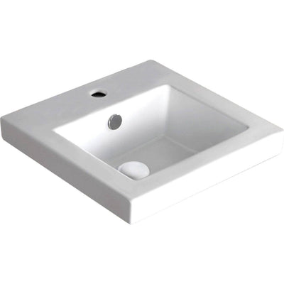 Fienza Alison Semi-Inset Basin White - Sydney Home Centre