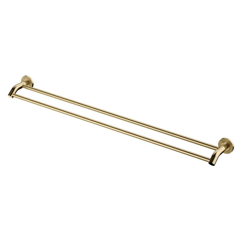 Fienza Axle 900mm Double Towel Rail Urban Brass - Sydney Home Centre