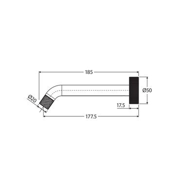 Fienza Axle Bath / Basin 180mm Wall Outlet Chrome - Sydney Home Centre