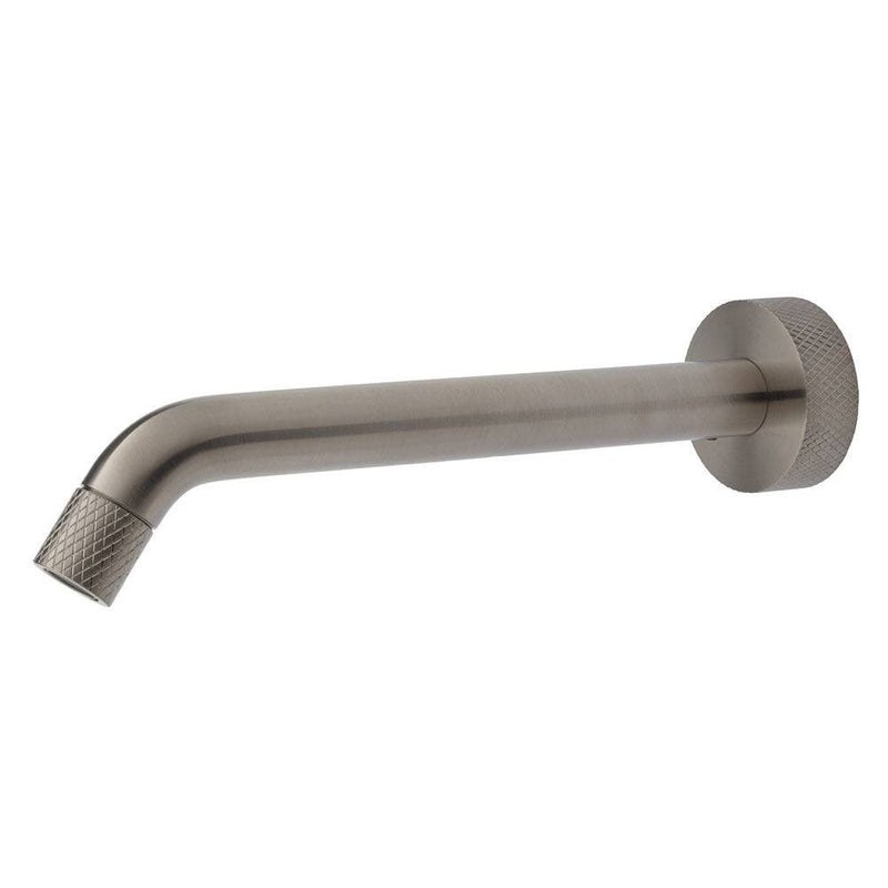Fienza Axle Bath / Basin 220mm Wall Outlet Brushed Nickel - Sydney Home Centre