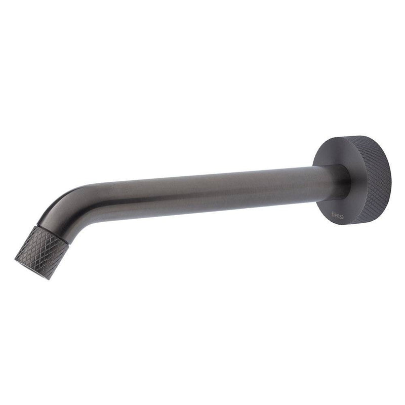 Fienza Axle Bath / Basin 220mm Wall Outlet Gun Metal - Sydney Home Centre