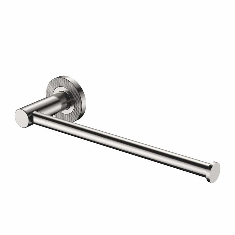 Fienza Axle Dual Purpose Towel Rail / Roll Holder Brushed Nickel - Sydney Home Centre