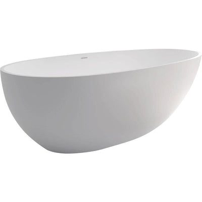 Fienza BAHAMA 1700mm Cast Stone Bath White - Sydney Home Centre