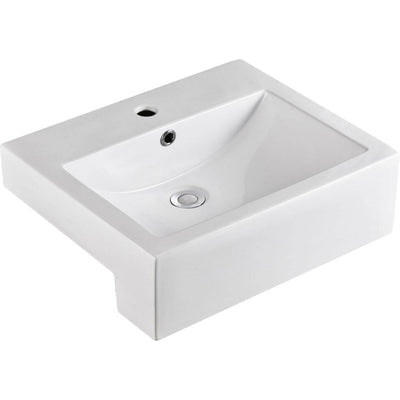 Fienza Belinda Semi-Recessed Basin White - Sydney Home Centre