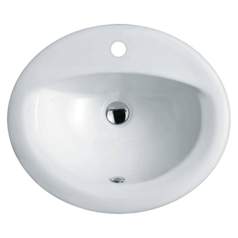 Fienza Crystal Drop In Basin White - Sydney Home Centre