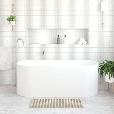 Fienza Encanto Resin Stone Bath Matte White - Sydney Home Centre