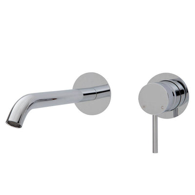 Fienza Kaya Basin / Bath Wall Mixer 200mm Outlet Set Chrome - Sydney Home Centre