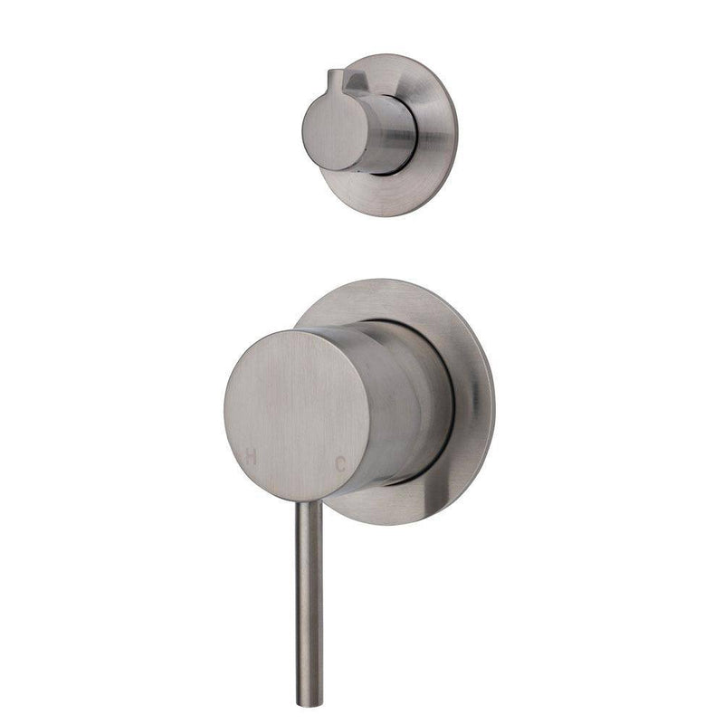 Fienza Kaya Diverter Mixer Brushed Nickel - Sydney Home Centre