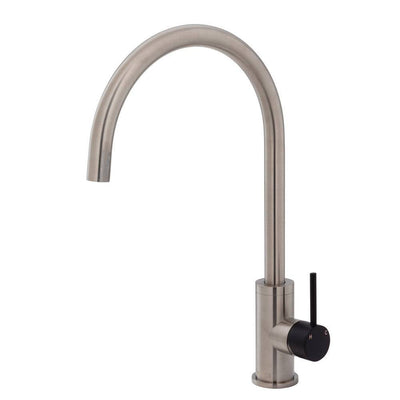 Fienza Kaya Sink Mixer Brushed Nickel & Matte Black - Sydney Home Centre