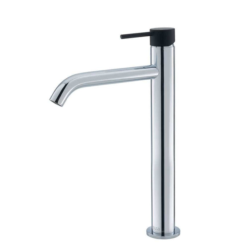 Fienza Kaya Tall Basin Mixer Chrome & Matte Black - Sydney Home Centre