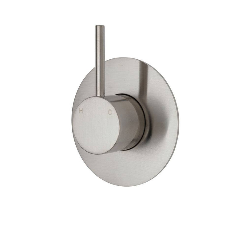 Fienza Kaya Up Wall Mixer Brushed Nickel - Sydney Home Centre