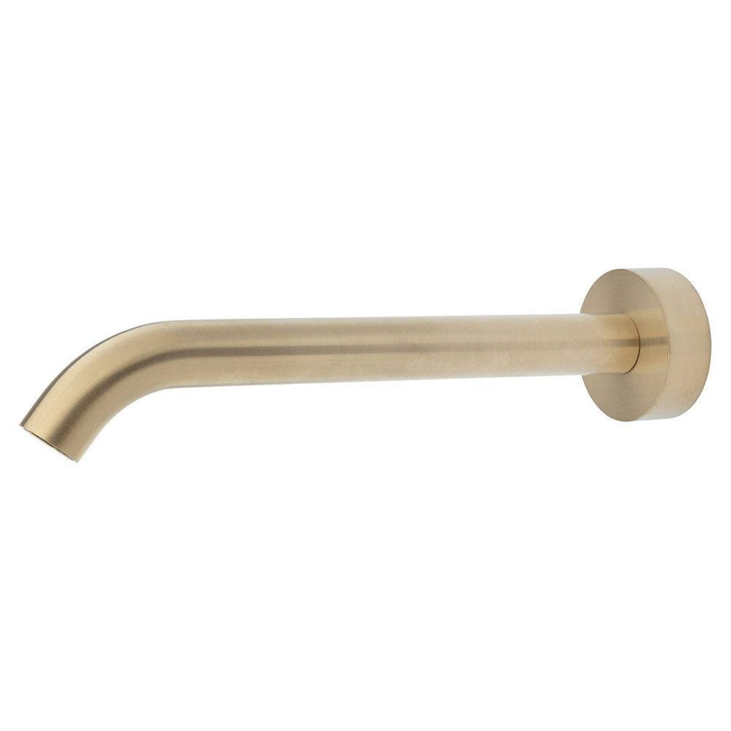 Fienza Kaya Wall Basin / Bath 220mm Outlet Urban Brass - Sydney Home Centre