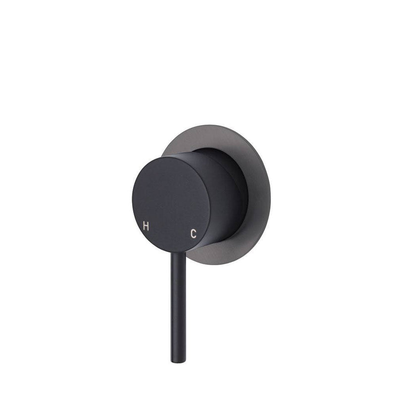 Fienza Kaya Wall Mixer Matte Black & Gun Metal - Sydney Home Centre