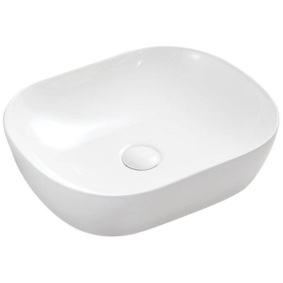 Fienza Koko 465mm Above Counter Basin Matte White - Sydney Home Centre