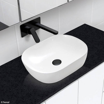 Fienza Koko 465mm Above Counter Basin Matte White - Sydney Home Centre