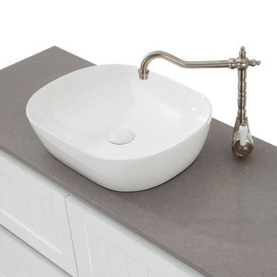 Fienza Koko 465mm Above Counter Basin White - Sydney Home Centre