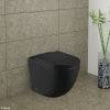 Fienza Koko Wall-Faced Toilet Suite S Trap Matte Black - Pan + Seat + GEBERIT Sigma In-Wall Cistern - Sydney Home Centre