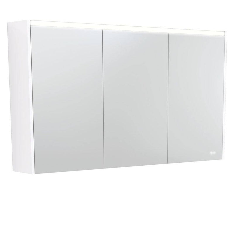 Fienza Led Mirror Cabinet 1200 With Gloss White Side Panels - Sydney Home Centre