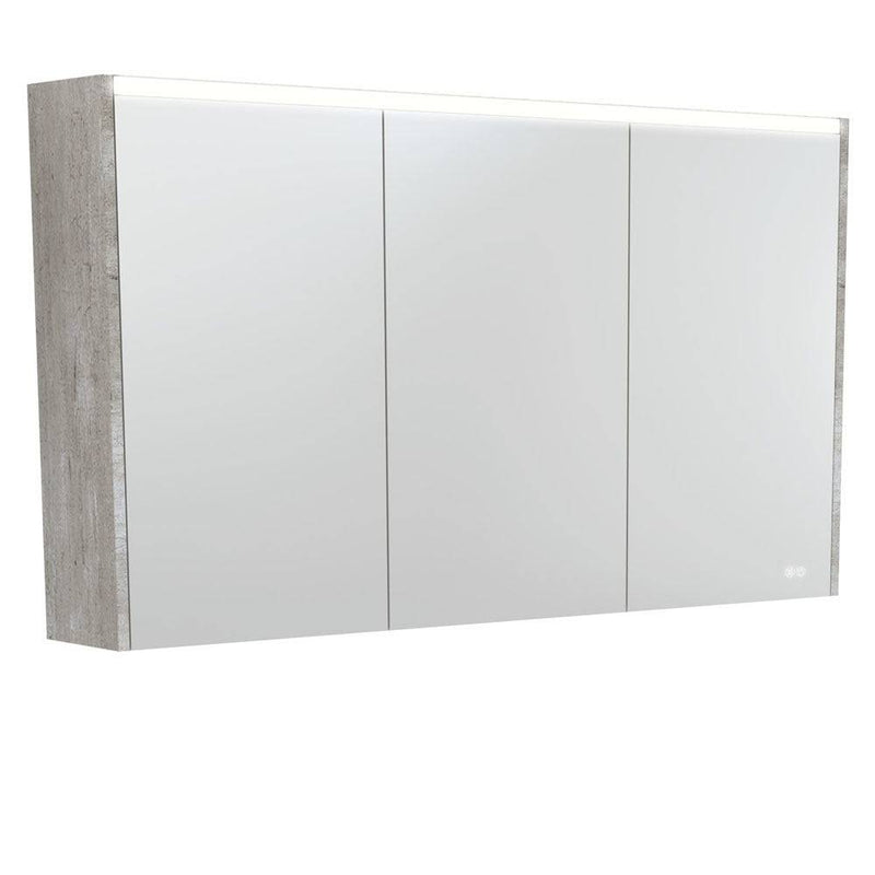Fienza Led Mirror Cabinet 1200 With Industrial Side Panels - Sydney Home Centre