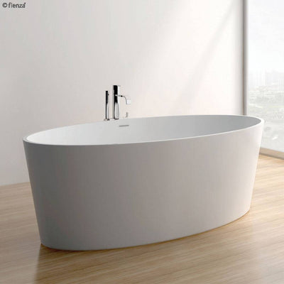 Fienza LEXY Stone 1600mm Bath Matte White - Sydney Home Centre