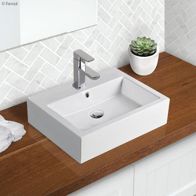 Fienza Modena Above Counter Basin White - Sydney Home Centre