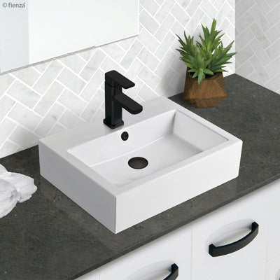 Fienza Modena Above Counter Basin White - Sydney Home Centre