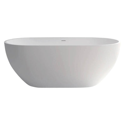 Fienza Nero 1550mm Stone Bath Matte White - Sydney Home Centre