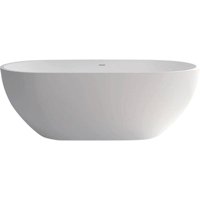 Fienza Nero 1780mm Stone Bath Matte White - Sydney Home Centre