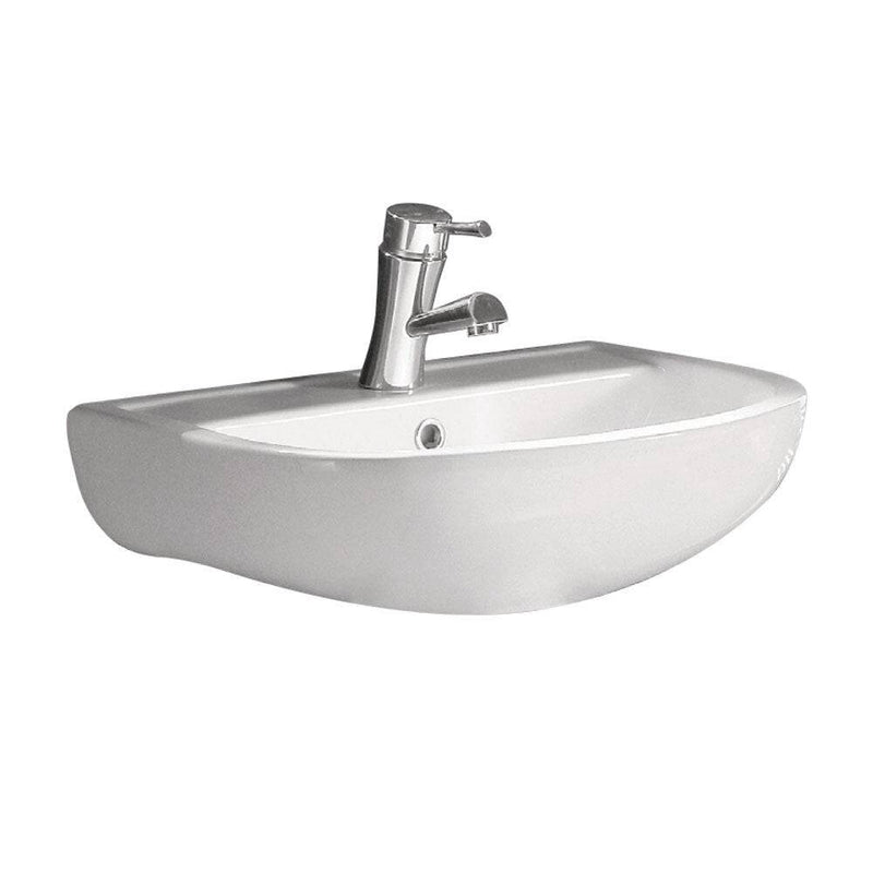 Fienza RAK Compact 450mm Wall Hung Basin White - Sydney Home Centre