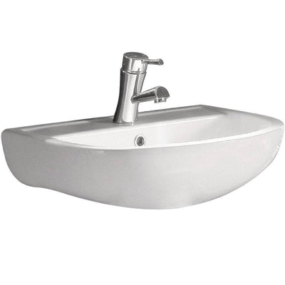 Fienza RAK Compact 550mm Wall Hung Basin White - Sydney Home Centre