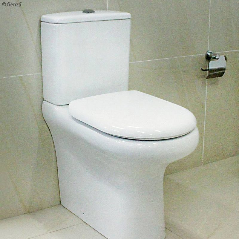 Fienza RAK Compact Back-To-Wall Toilet Suite P Trap White - Sydney Home Centre