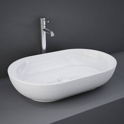 Fienza RAK Feeling Oval Above Counter Basin White - Sydney Home Centre